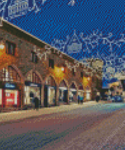 Saint Moritz City Streets Diamond Painting