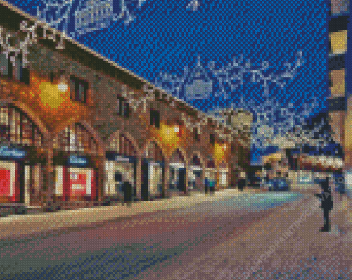 Saint Moritz City Streets Diamond Painting