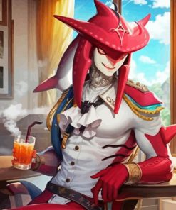 Sidon Drinking Juice Diamond Painting