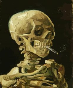 Smoking Skeleton Diamond Painting