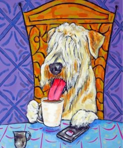 Soft Coated Wheaten Terrier Diamond Painting