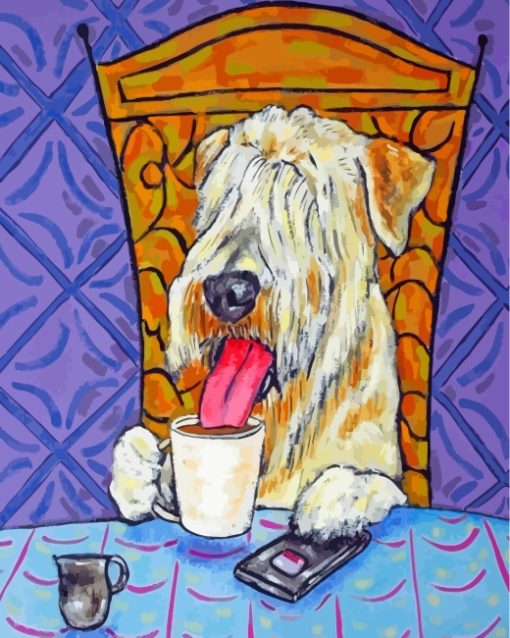 Soft Coated Wheaten Terrier Diamond Painting