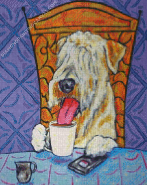 Soft Coated Wheaten Terrier Diamond Painting