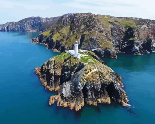 South Stack Lighthouse Diamond Painting