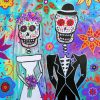 Sugar Skull Wedding Couple Diamond Painting