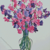 Sweetpea Illustration Diamond Painting