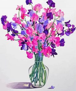 Sweetpea Illustration Diamond Painting