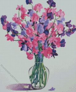 Sweetpea Illustration Diamond Painting