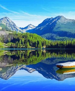 Tatra Mountains Water Reflection Diamond Painting