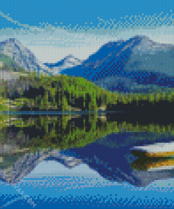 Tatra Mountains Water Reflection Diamond Painting