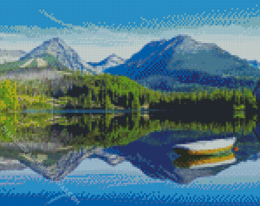 Tatra Mountains Water Reflection Diamond Painting