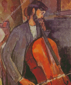 The Cellist Amedeo Modigliani Diamond Painting