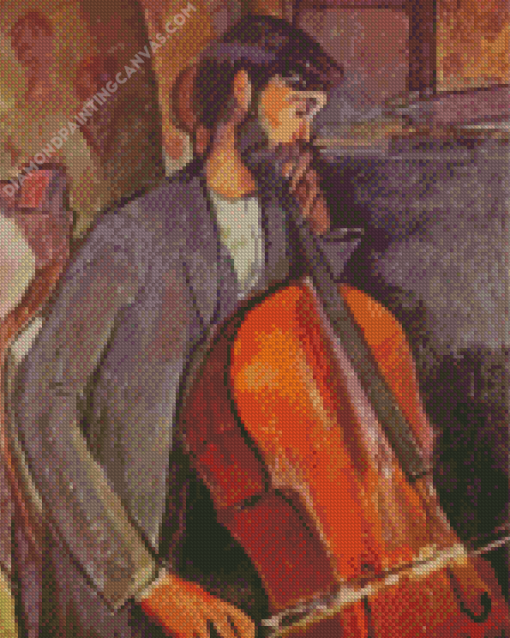 The Cellist Amedeo Modigliani Diamond Painting