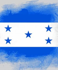 The Honduras Flag Art Diamond Painting