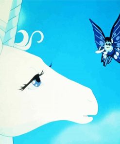 The Last Unicorn And Butterfly Diamond Painting