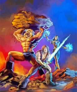 Thundarr The Barbarian Diamond Painting