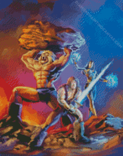 Thundarr The Barbarian Diamond Painting