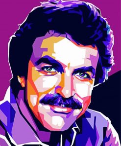 Tom Selleck Pop Art Diamond Painting