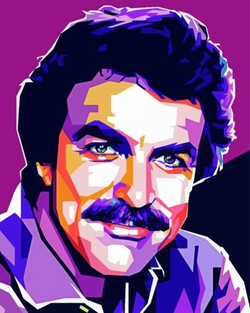 Tom Selleck Pop Art Diamond Painting