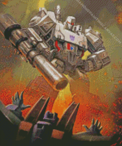 Transformers Megatron Diamond Painting