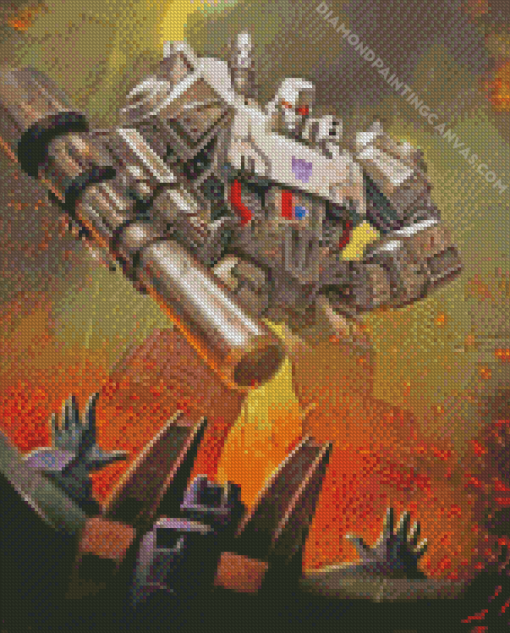 Transformers Megatron Diamond Painting