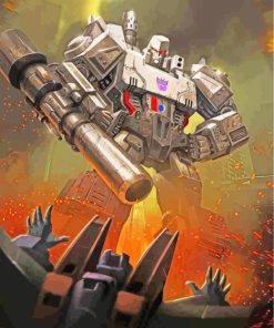 Transformers Megatron Diamond Painting