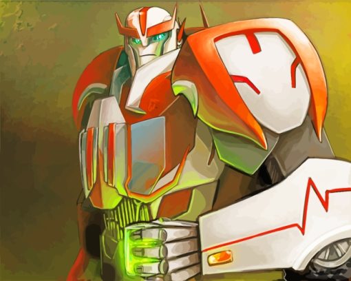 Transformers Ratchet Diamond Painting