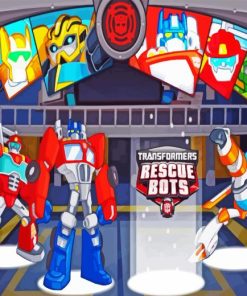 Transformers Rescue Bots Diamond Painting