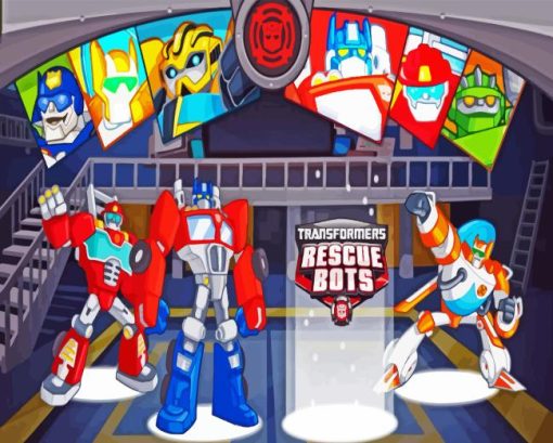 Transformers Rescue Bots Diamond Painting