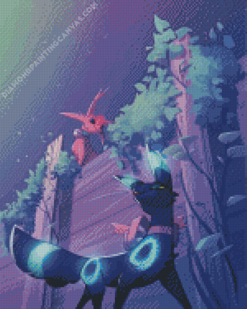 Umbreon And Espeon Diamond Painting