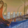 Viking Ship Museum Oslo Diamond Painting