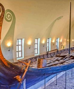 Viking Ship Museum Oslo Diamond Painting