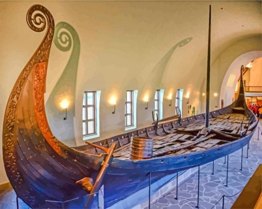 Viking Ship Museum Oslo Diamond Painting