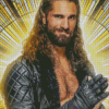 WWE Seth Rollins Diamond Painting