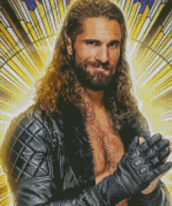 WWE Seth Rollins Diamond Painting