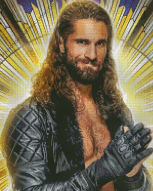 WWE Seth Rollins Diamond Painting