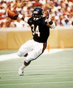 Walter Payton Player Diamond Painting