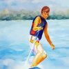 Water Skier Art Diamond Painting