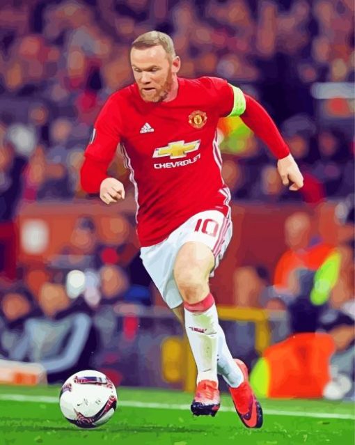 Wayne Rooney Football Player Diamond Painting