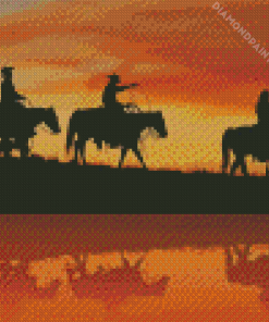 Western Cowboys Diamond Painting