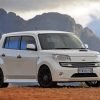 White Daihatsu Cars Diamond Painting