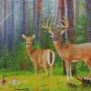 Whitetail Deer Diamond Painting