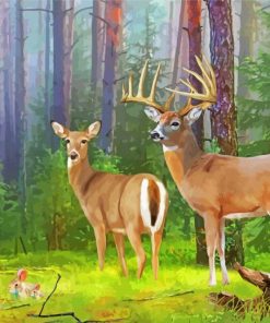 Whitetail Deer Diamond Painting