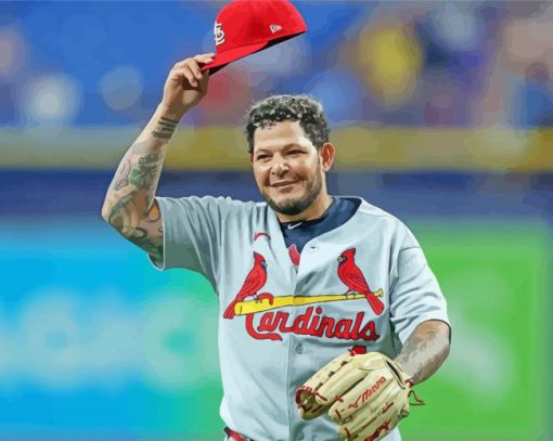 Yadier Molina Player Diamond Painting