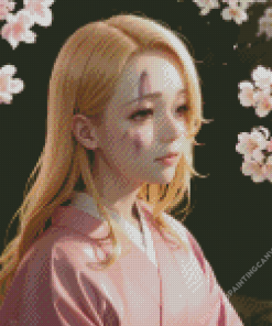 Yui From Hells Paradise Diamond Painting