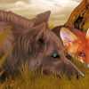 Fox And Wolf Animals Diamond Painting