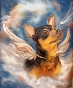 Angel Dog Diamond Painting