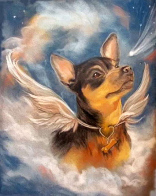 Angel Dog Diamond Painting