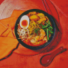 Asian Laksa Dish Diamond Painting