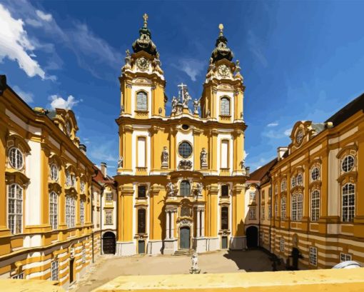 Austria Melk Abbey Diamond Painting